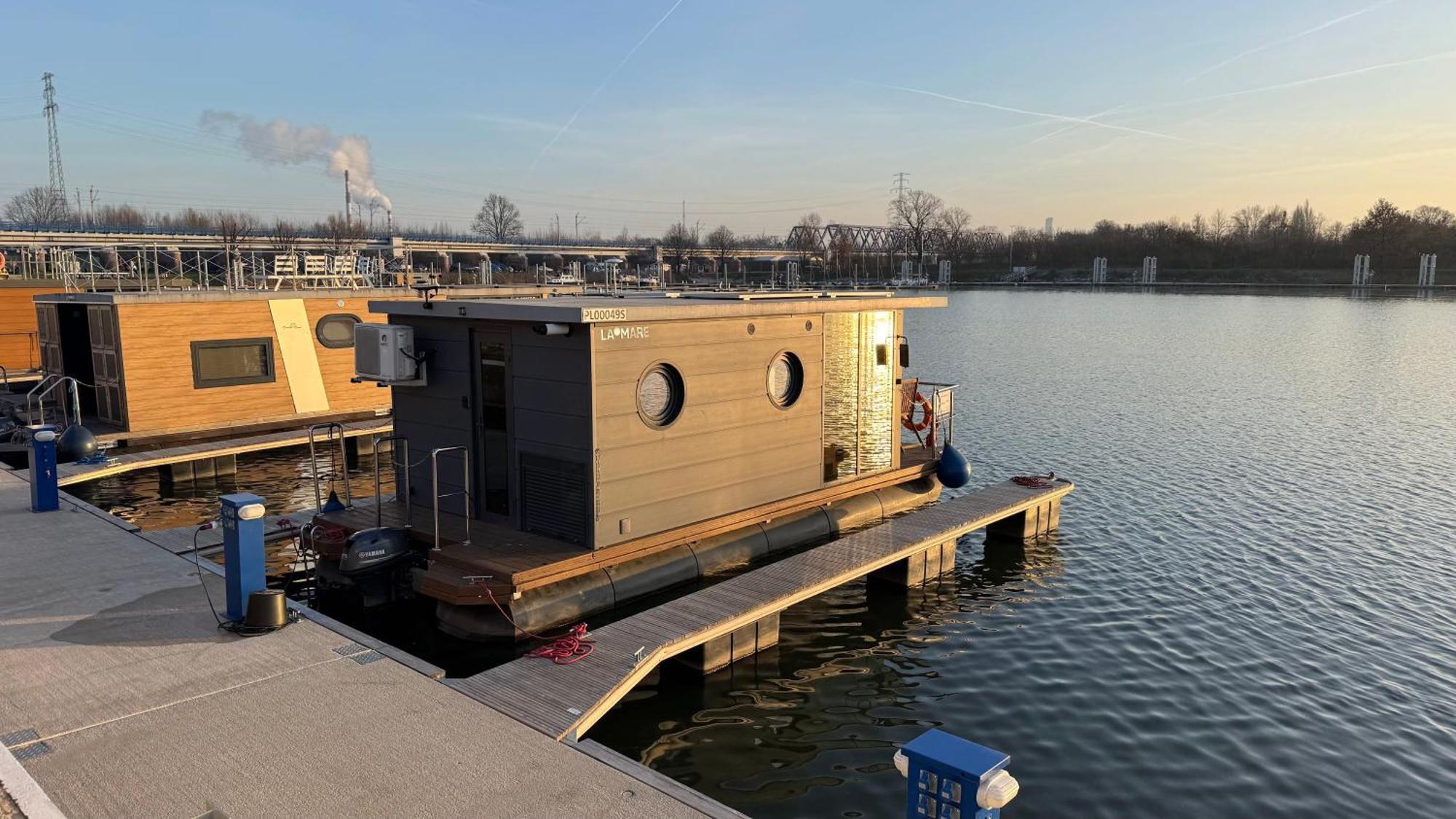 Апартаменти Houseboat Water Boy Apartament Plywajacy Dom Na Wodzie Lodz Вроцлав Екстер'єр фото